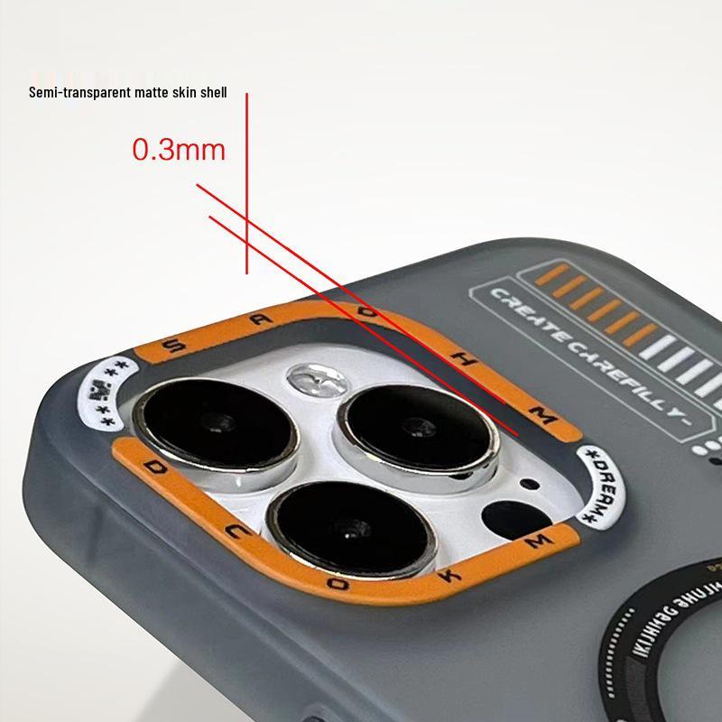 Trendy Skin-Feel Matte iPhone 16 Pro Max Magnetic Drop-Proof Protective Case