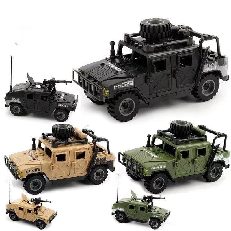 Soldati dell'esercito Polizia speciale Forze speciali veicolo blindato Modello fai da te mattoncini giocattolo regalo