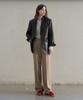 Deuloupisumeon Wool Wide Gurkha Slacks [Beige]