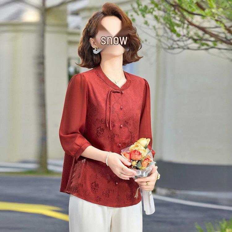Elegant Chinese Style Slimming Women s Jacket for Spring/Summer 3XL