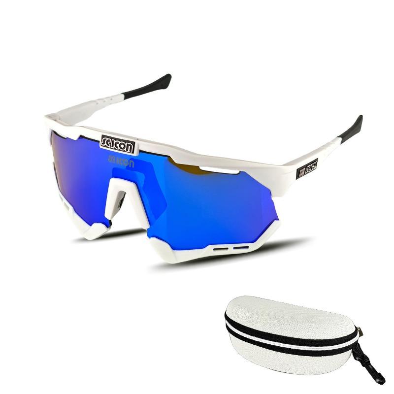 Men's and Women's Sports Glasses, Outdoor Riding Goggles, Motorcycle Lenses, Running Marathon Riding Glasses, Discoloration