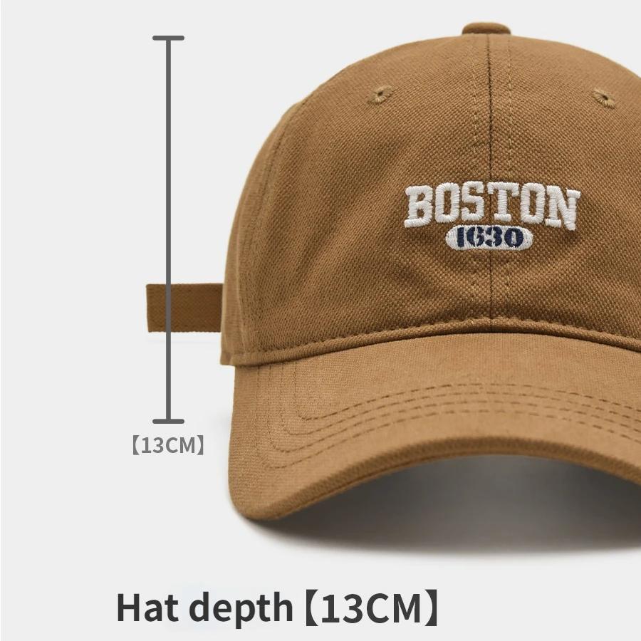 Large Size 63-Centimeter Baseball Cap. Fashionable For Both Men And Women. Letter-Stitched Baseball Cap. Korean-Style Curved Cap