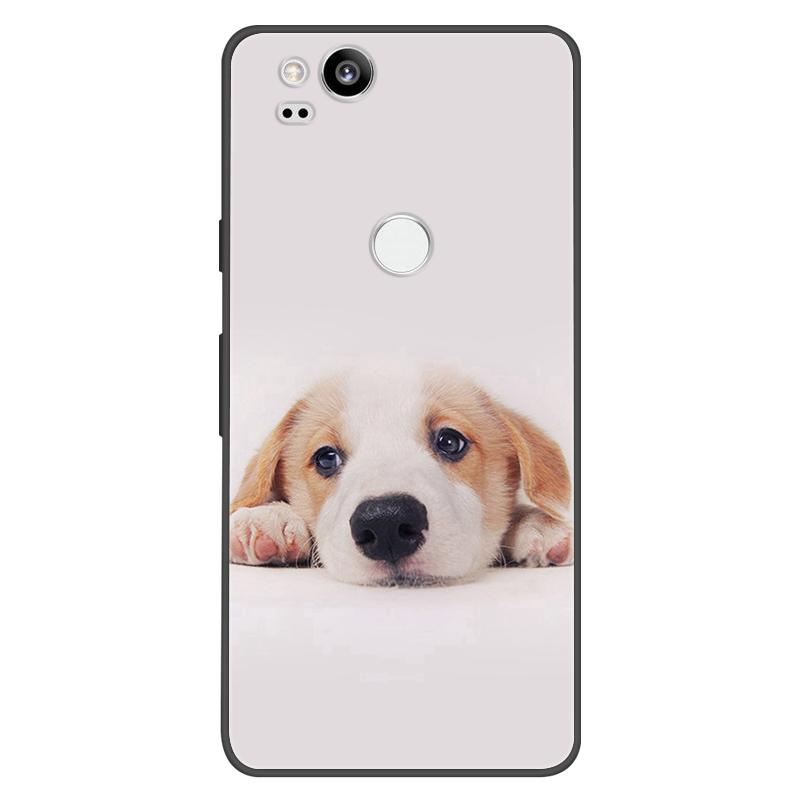 For Google Pixel 2 Case Soft Black Silicone Bumper Butterfly Phone Cover for Googe Pixel2 2XL Pixel2XL 2 Cases Fundas Coque