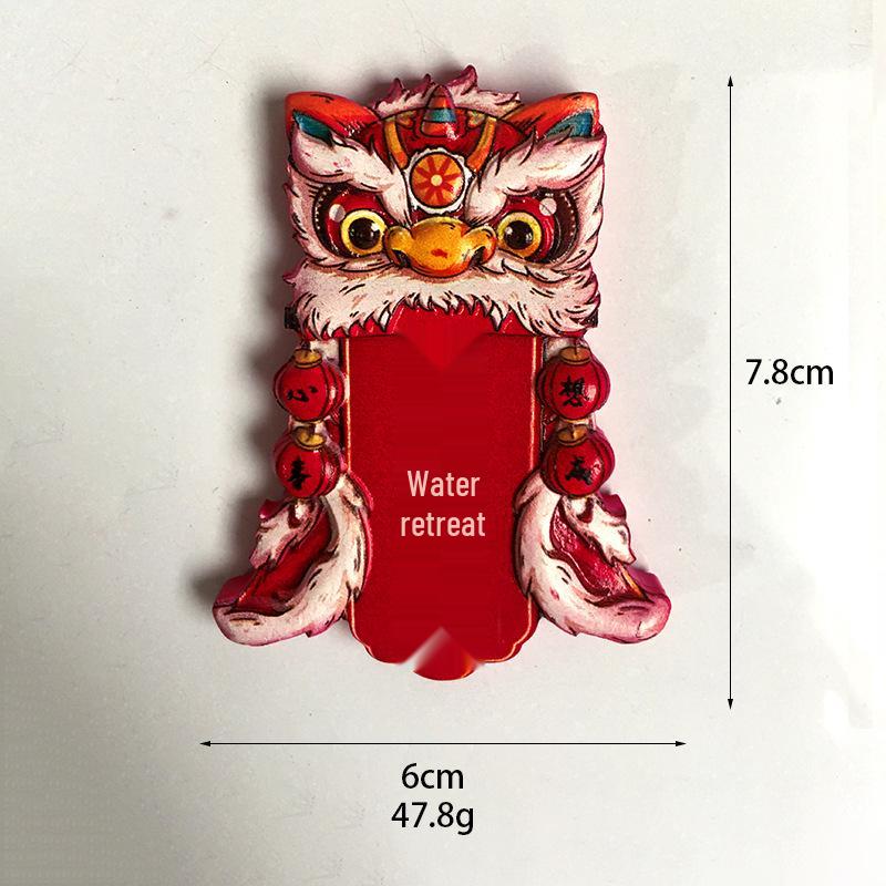 God of Wealth 3D Cartoon Lucky Cat Refrigerator Magnet