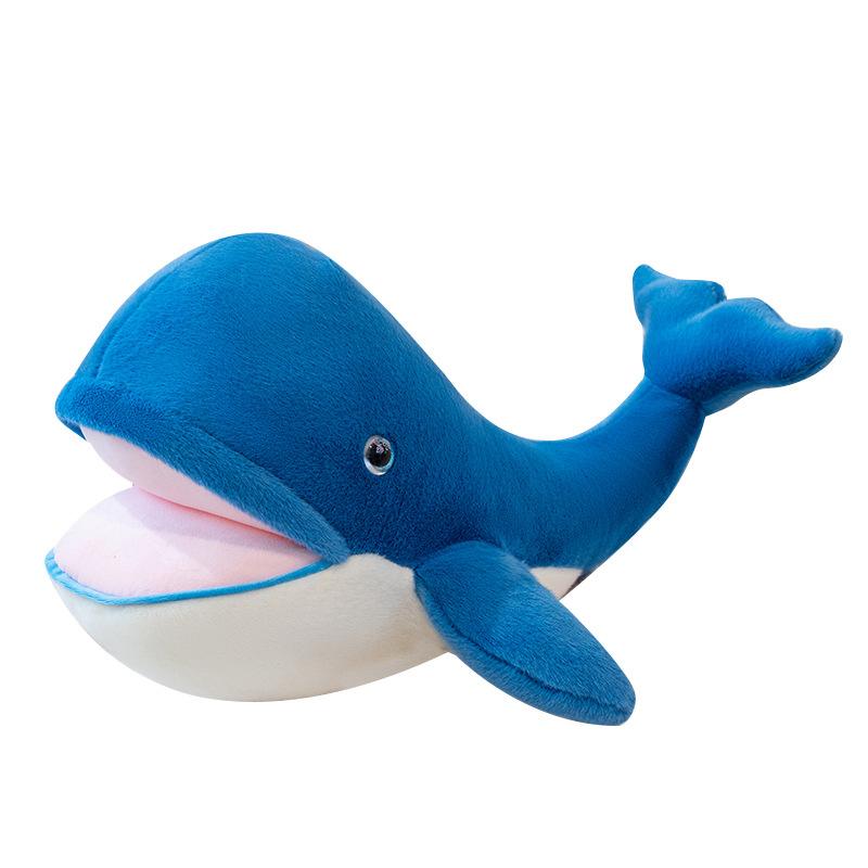 Large Ocean Whale Plush Toy Doll Children'S Bed Sleeping Killer Whale Doll Long Throw Pillow Birthday Gift Female