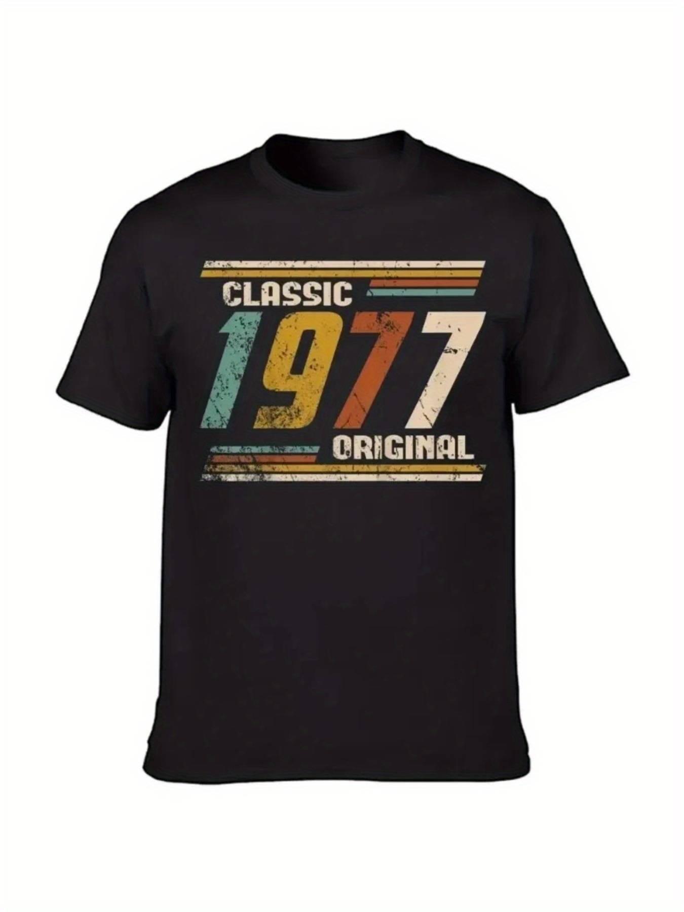 

Модная и уникальная ретро-классическая футболка 1977 года XXXL