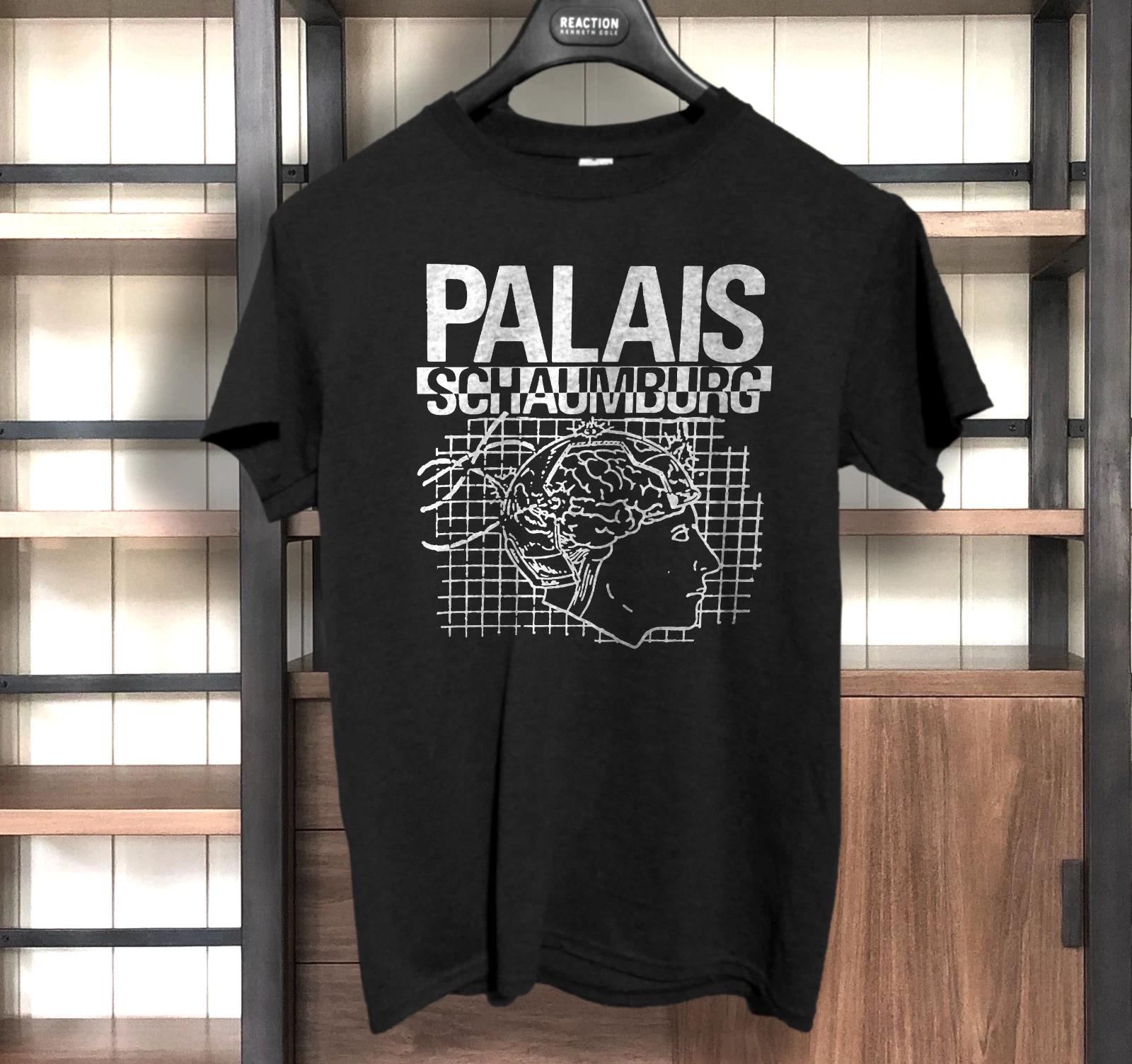 

Футболка группы Schaumburg Palace, немецкий пост-панк, новая волна, лето, новая мужская/женская футболка в стиле ретро-моды 4XL