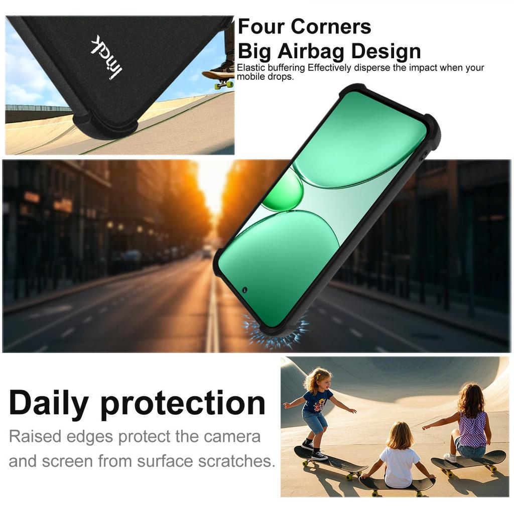 IMAK Pro Realme C85 5G/15x (Indie) 5G Pouzdro TPU Kryt na telefon Airbag Nárazuvzdorná ochrana