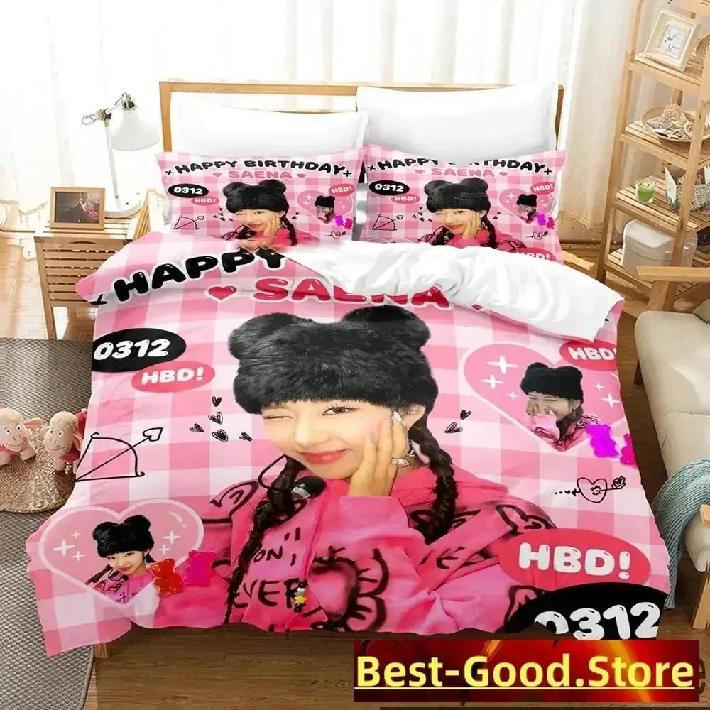 KPOP FIFTY FIFTY Merch Cupid Album Bedding Set Duvet Cover Sheet Printed Pillowcase Bed Full Queen King Size Comforter Bedroom