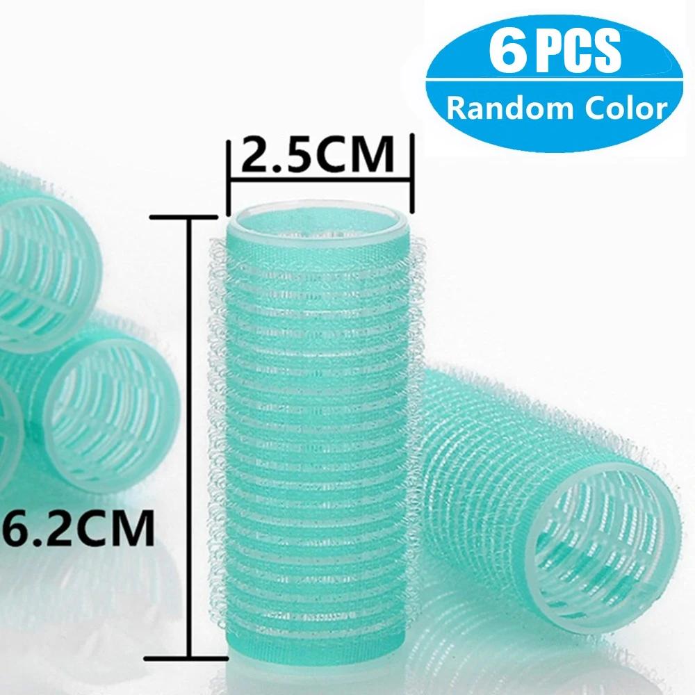 1/2/6pcs Hair Root Fluffy Clip Lazy Hair Edge Clip Women Top Styling Curling Barrel Portable Korean Bangs Side Clips Hair Roller