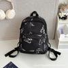 Schoolbag Japanese niche printed butterfly backpack female versatile college student class bag leisure travel backpack computer bag