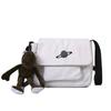 Canvas Shoulder Bag For Women With Stitching Detail And Street Style For Daily Use