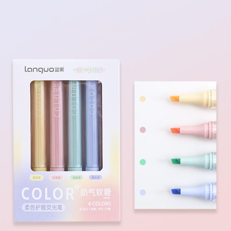 

Набор из 4 ручек-маркеров мягкого цвета, мягкая кисть, художественный маркер для школы рисования, рисования