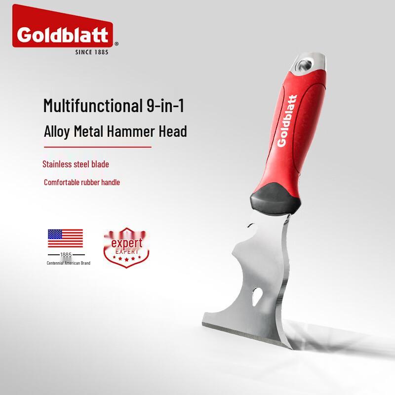 GUBBT 9-in-1 Stainless Steel Multi-tool Scraper