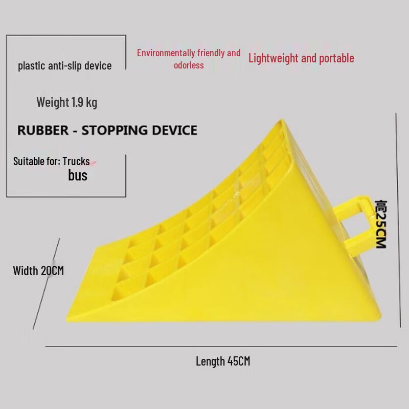 Heavy-Duty Wooden Wheel Chock