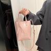 Casual Square Shoulder Bag Pu Leather Mobile Phone Bag Simple Mini Crossbody Bag  Male/Female