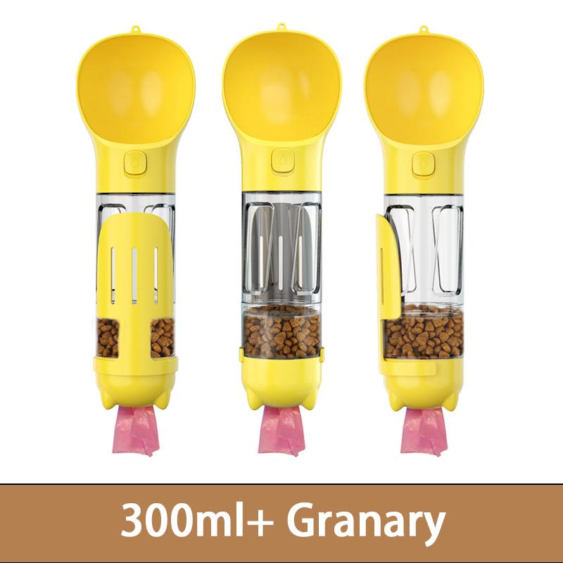 

Бутылка для воды для домашних животных, портативная уличная дорожная чашка для щенка «два в одном», чашка для воды и еды, многофункциональная бутылка для воды для собак