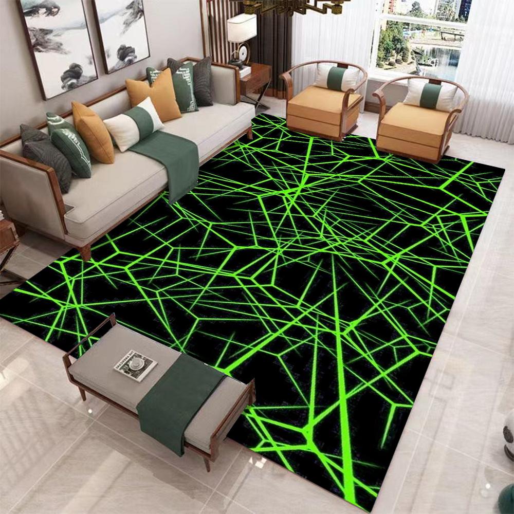 Geometrie Nordische Teppiche Wohnzimmer Sofa Bereich Teppiche Zuhause Schlafzimmer Luxusteppich Zimmer Flur Weiche Große Bodenmatte Dekor