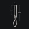 EDC Titanium Alloy Quick Buckle Detach Belt Waist Hanging Keychain Car Key Ring