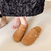 Fashion New Style Classic Fashion Women Suede Mules Slippers Clogs Cork Insole Sandals with Arch Support Outdoor Beach Slides Home Shoes
