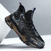 2026 large size mesh shoes men's summer breathable thin mesh sports leisure running fly knitting sports shoes dad shoes