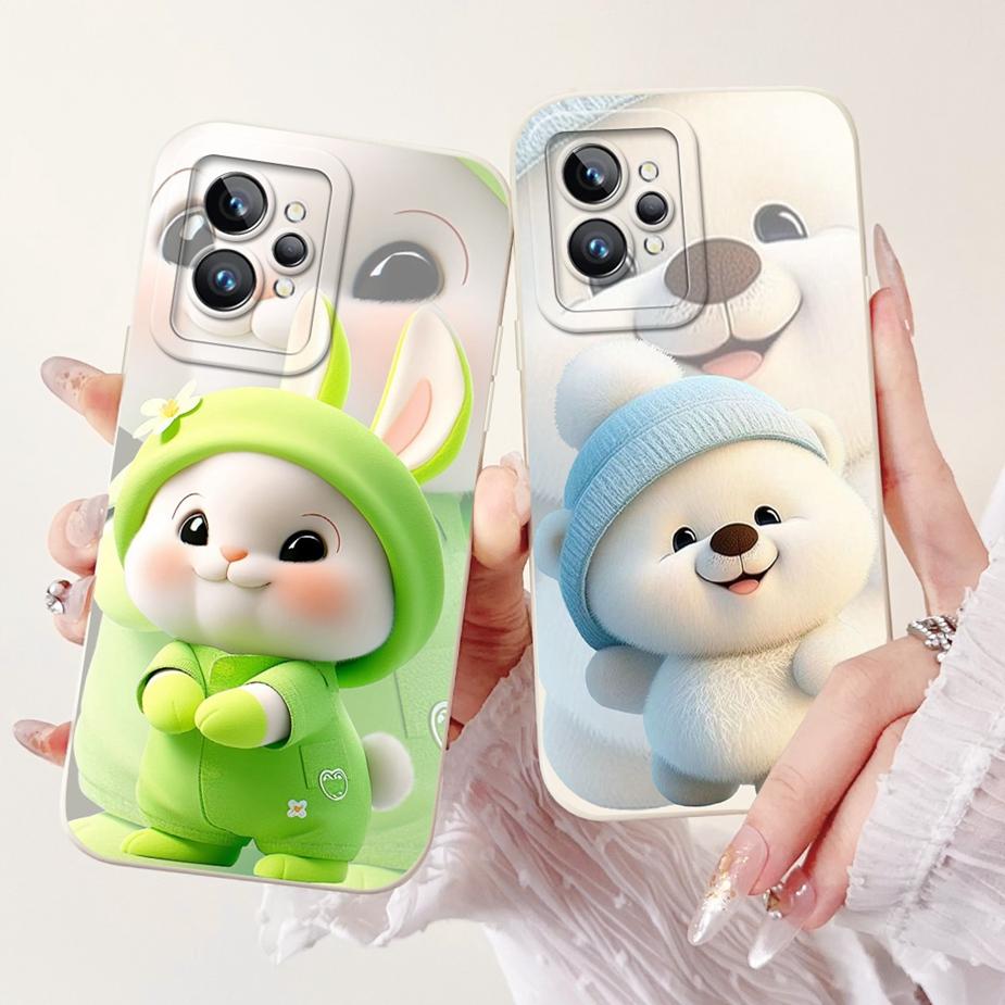 For Realme GT2 Pro Case RMX3301 Cute Fashion Cartoon Cover Shockproof Phone Case For Realme GT 2 Pro RealmeGT2 RMX3310 Soft Bags