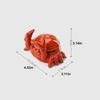 Crab China Ashtray Small Tea Pet Office Home Living Room with Cover Fly Ash Chinese Cute Decoration Red Crab Ashtray Decoration