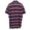 Polo by Ralph Lauren border Short sleeve Polo shirt M Navy system Men's Used