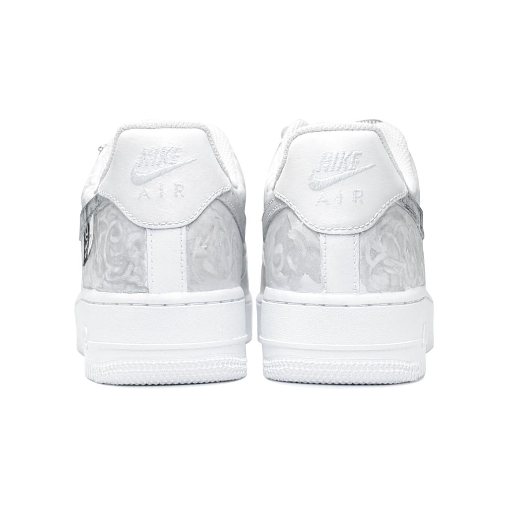Nike Air Force 1 Shopping Bag, Vortex, First Culture V Low top Skateboard Shoes Men's White Gray CW2288-111(TeamTwo-nbag)