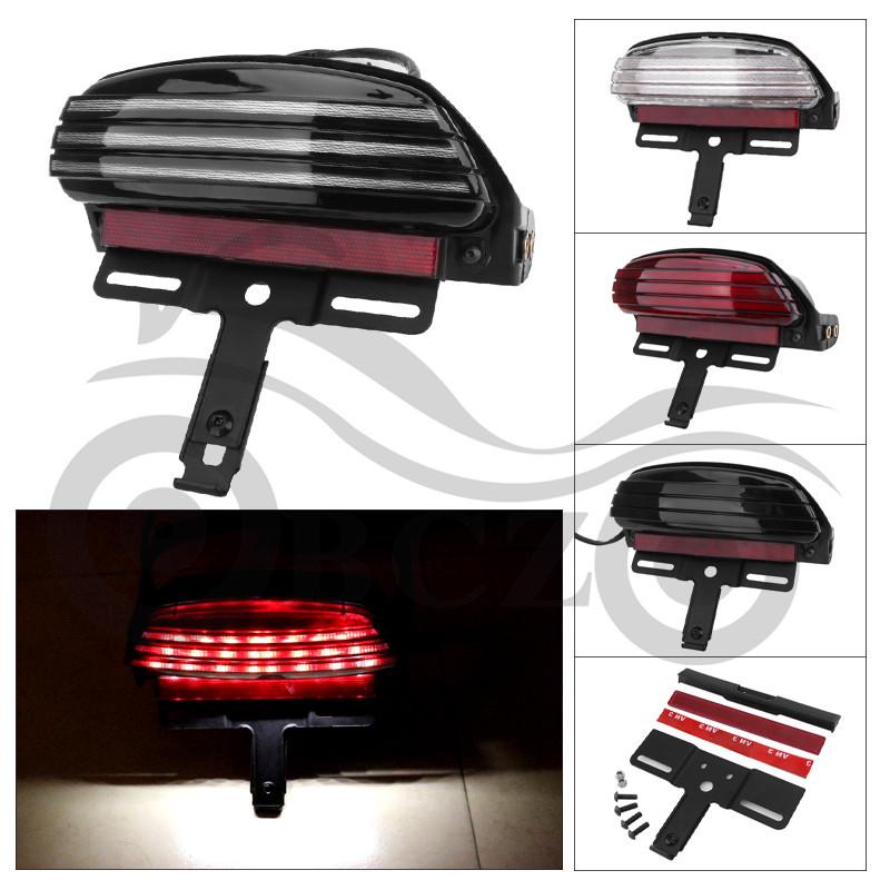 Red Multifunctional Rear Tail Light for Harley Softail/Dyna/Fat Boy Models (2006-2011)