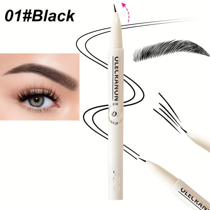 

Ручка-подводка 2-в-1 и карандаш для бровей Водостойкий, не размазывающийся, стойкий матовый финиш Ультратонкий кончик для точной стрелки и естественных бровей 01