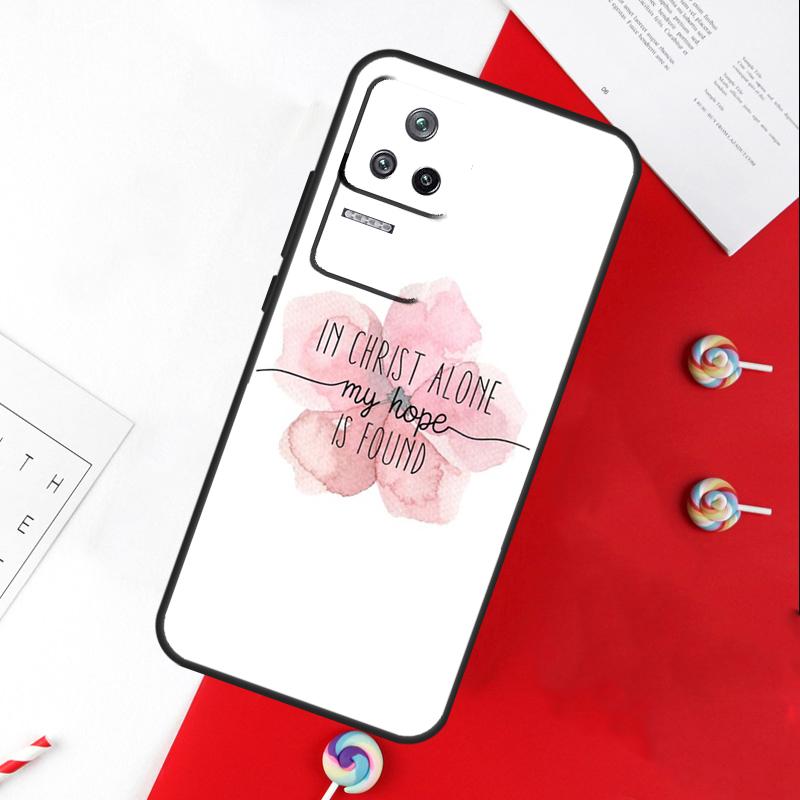 Bible Quotes Jesus God Cover For Xiaomi 14 Ultra 15 13 11T 12T 13T 14T Pro POCO X7 Pro X3 X5 X6 M6 F5 F6 Pro Case