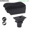 Armrest Arm Rest For Toyota Yaris Vitz Hatchback 1998-2011 Centre Console Storage Box with USB LED 1999 2000 2001 2002 2003 2004