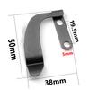 1piece Stainless Steel KYDEX IWB HOLSTER CLIPS K Sheath Waist Clip Accessories Knife Scabbard Back Clip KYDEX Carrying Belt Clip