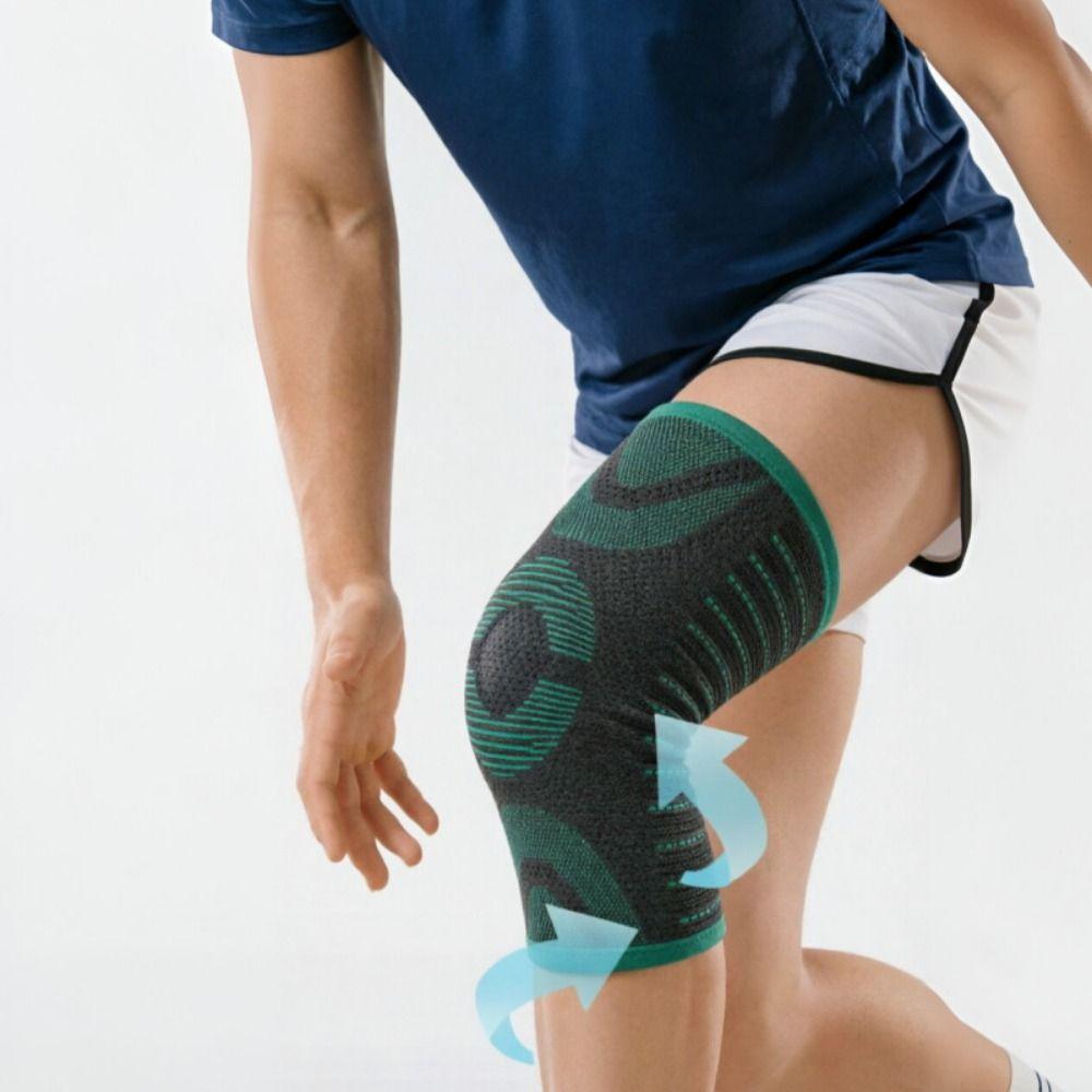 High Elastic Knee Brace Breathable Sports Knee Pad Professional Knee Compression Sleeve Soccer
