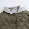 Kaslead New Arrival Women's Clothing Fashion Style Fashion Minimalist Hooded Cotton Jacket Jacket Outwear 8073246