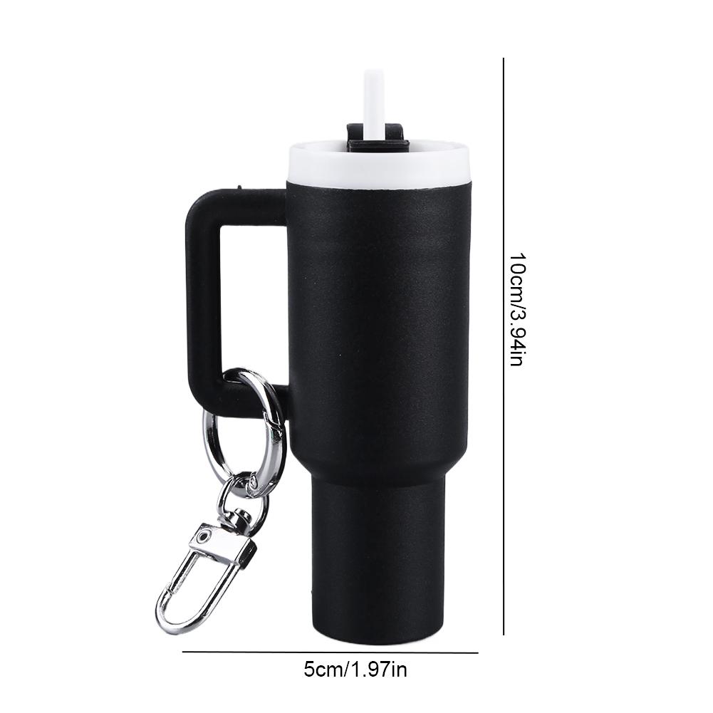 Mini Cup Keychain Lip Balm Keychain Cute Tumbler Key Ring Chapstick Holder Keychain Handbag Charms Key Ring for School Bag