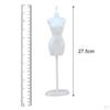 5Pcs Doll Clothes Dress Form Mannequin Mini Holder Stand Support 27.5cm