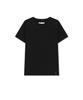Mattengkim Label Detail Slim Fit Top In Black