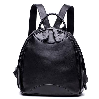First Layer Cowhide Travel Backpack Women's Simple Style Genuine Leather Multi-layer Women's Bag Everything