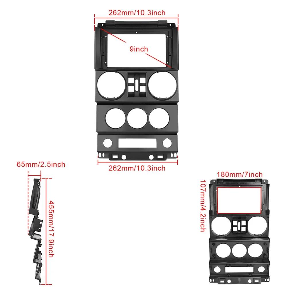 Car Radio Stereo For Jeep Wrangler Unlimited 3 JK 2008-2010 Android 14 Multimedia 4G GPS Carplay Android Auto Head Unit Screen