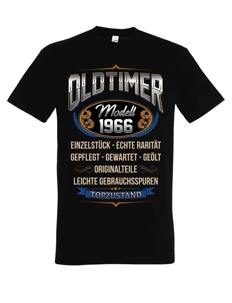 Mens T-Shirt 1966 VINTAGE Birthday Gift Fun Print Statement