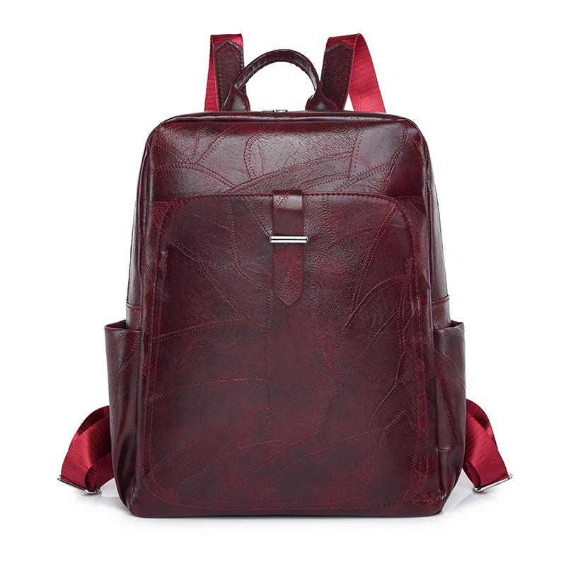 PU Soft Leather Large Capacity Commuting Women's Backpack