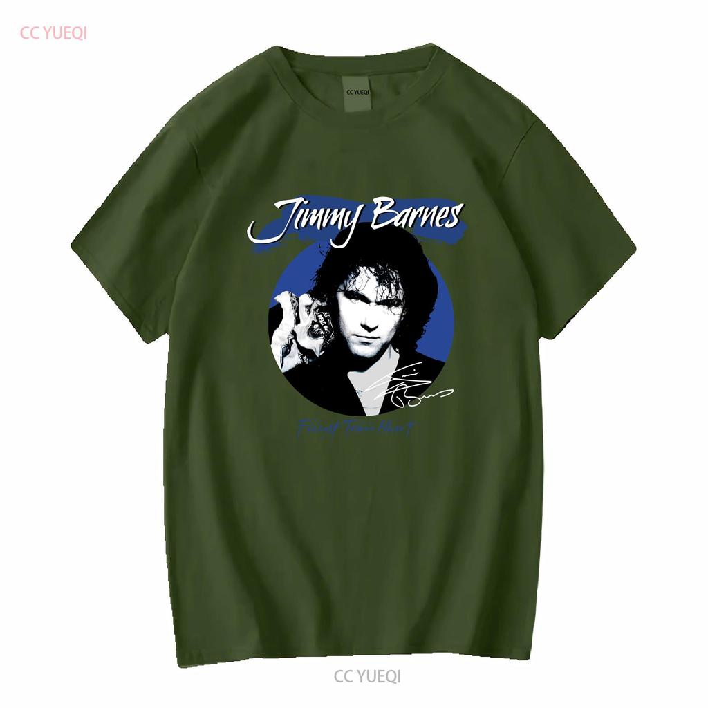 Freight Train Heart Retro Jimmy Barnes T Shirt Classic Black S 5XL H966 Vintage Washed Casual Versatile Top For Everyday Wear