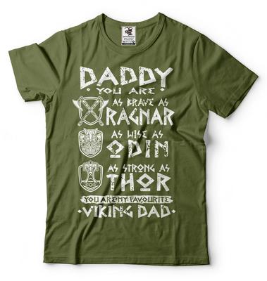 Viking Dad T-shirt Ragnar Thor Odin T-shirt Fathers Day Shirt Gift for Dad Shirt
