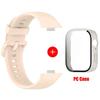 Case+Silicone Band For Huawei Watch Fit 3 Strap sport bracelet Tempered Glass cover Protector for Huawei Fit3 correa Accessories