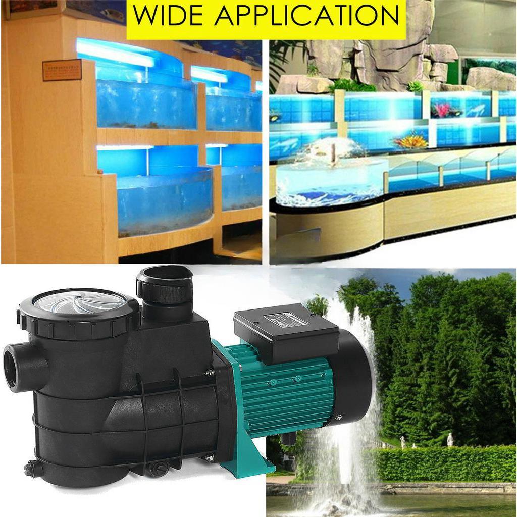 Booster Self-priming Circulating Water  for Pool Cleaner Electric 280w 220V Plastic Swimming Pool Filter Pump