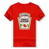 Aesthetic Clothe Yellow Mustard DIY Ketchup Apparel CondiUnisexts Couples Group Halloween Costume TShirt harajuku graphic t shirts