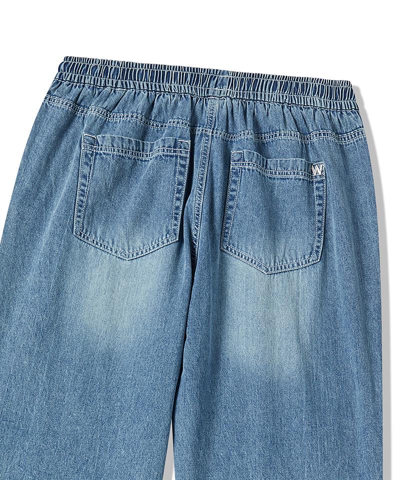 Life Work Unisex L2 Full Elastic Washed Denim Pants