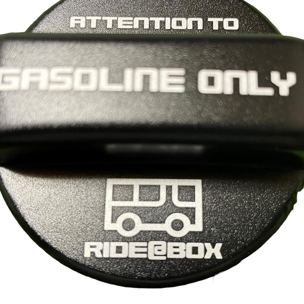 Fuel Cap Aluminum Fuel Filler Adhesive for Fits Toyota Ace 200 Series RIDE@BOX Cover Cap, Black, Type, Gasoline, Hiace/Regius